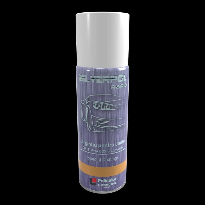 Silverpol vopsea pentru jante spray rapid