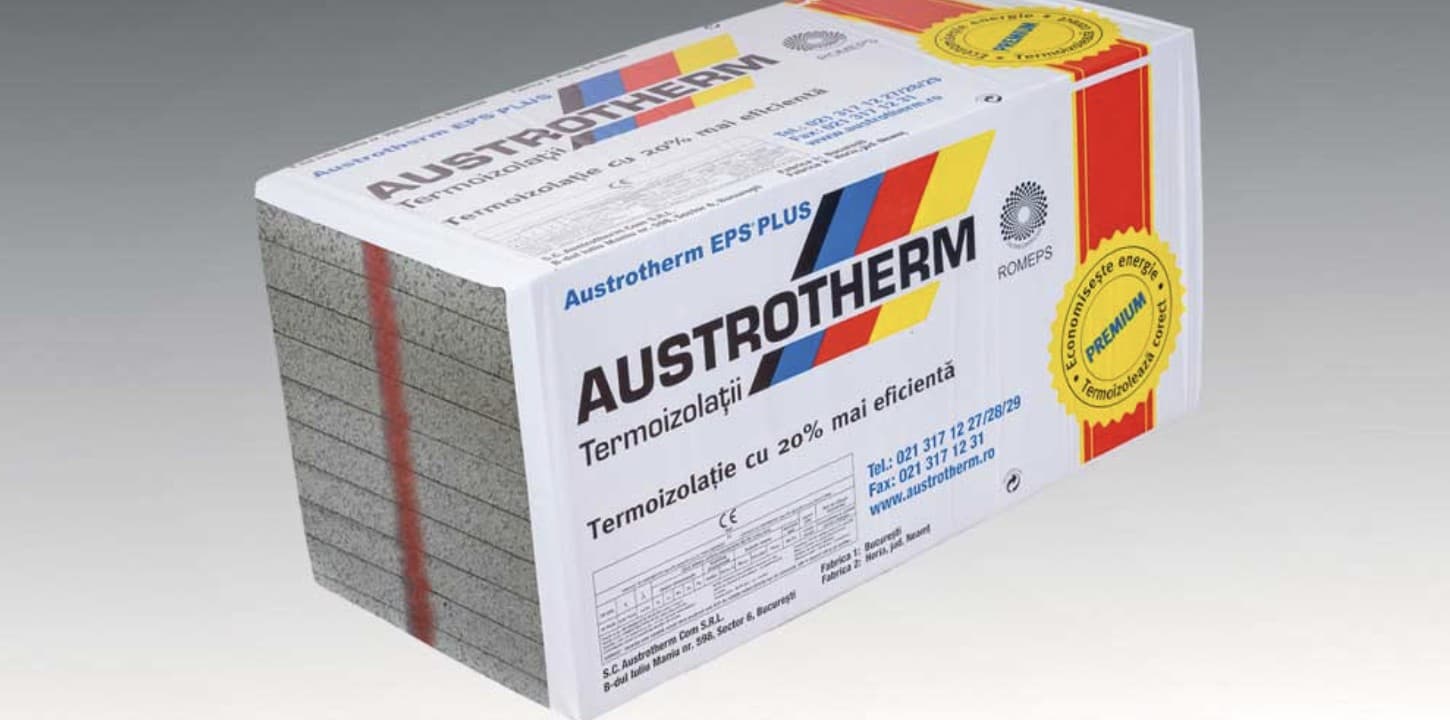 Polistiren expandat Austrotherm EPS80 – AF PLUS (Grafitat) — imagine 1