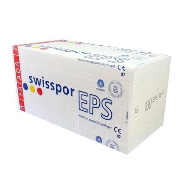 Polistiren Expandat EPS80 Swisspor Grosime 100mm Acopera 2.5mp
