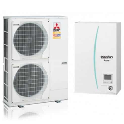 Pompa de caldura Mitsubishi zubadan cu hydorbox 8kw — imagine 1