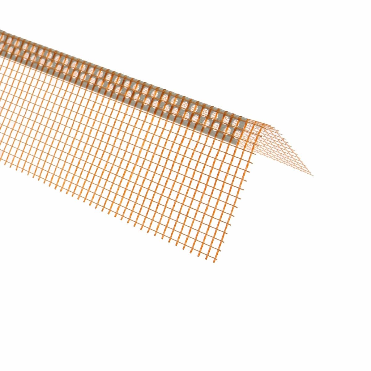 Profil colț PVC cu plasă 10 × 10 cm, premium, 2.5 m