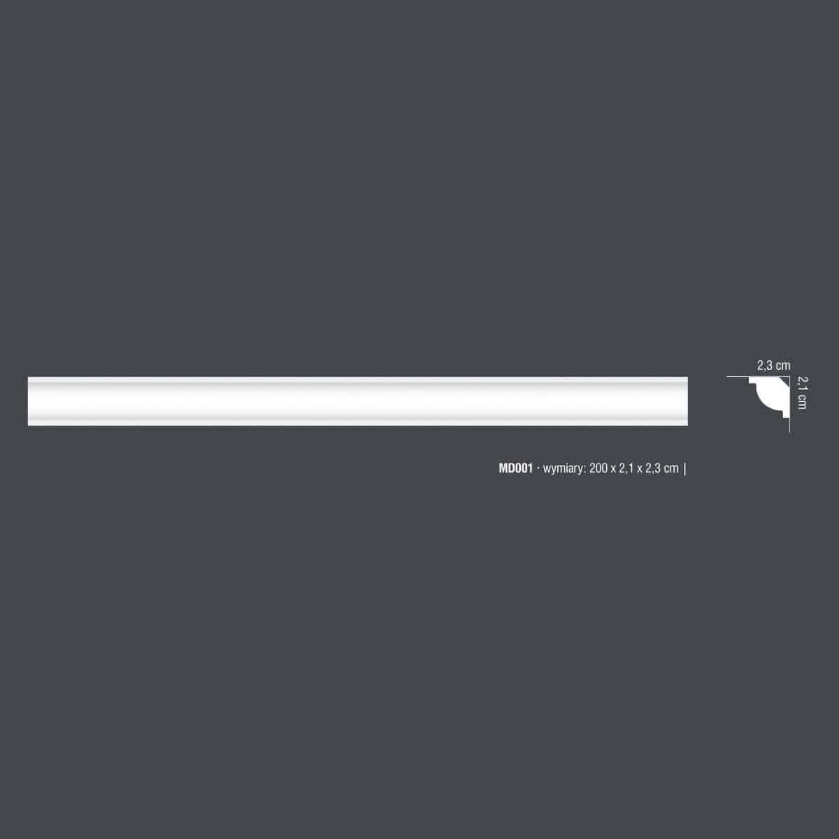 Profil decorativ MD001 — imagine 1