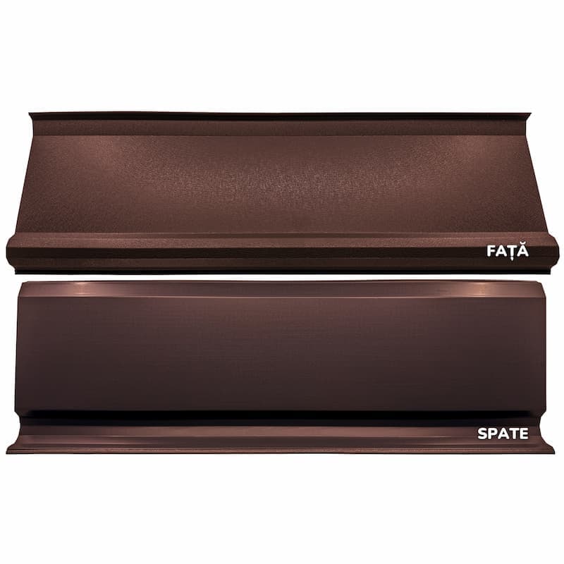 Profil Gard Jaluzele TPS GAMMA Maro Ciocolata Mat, 0.45mm — imagine 3