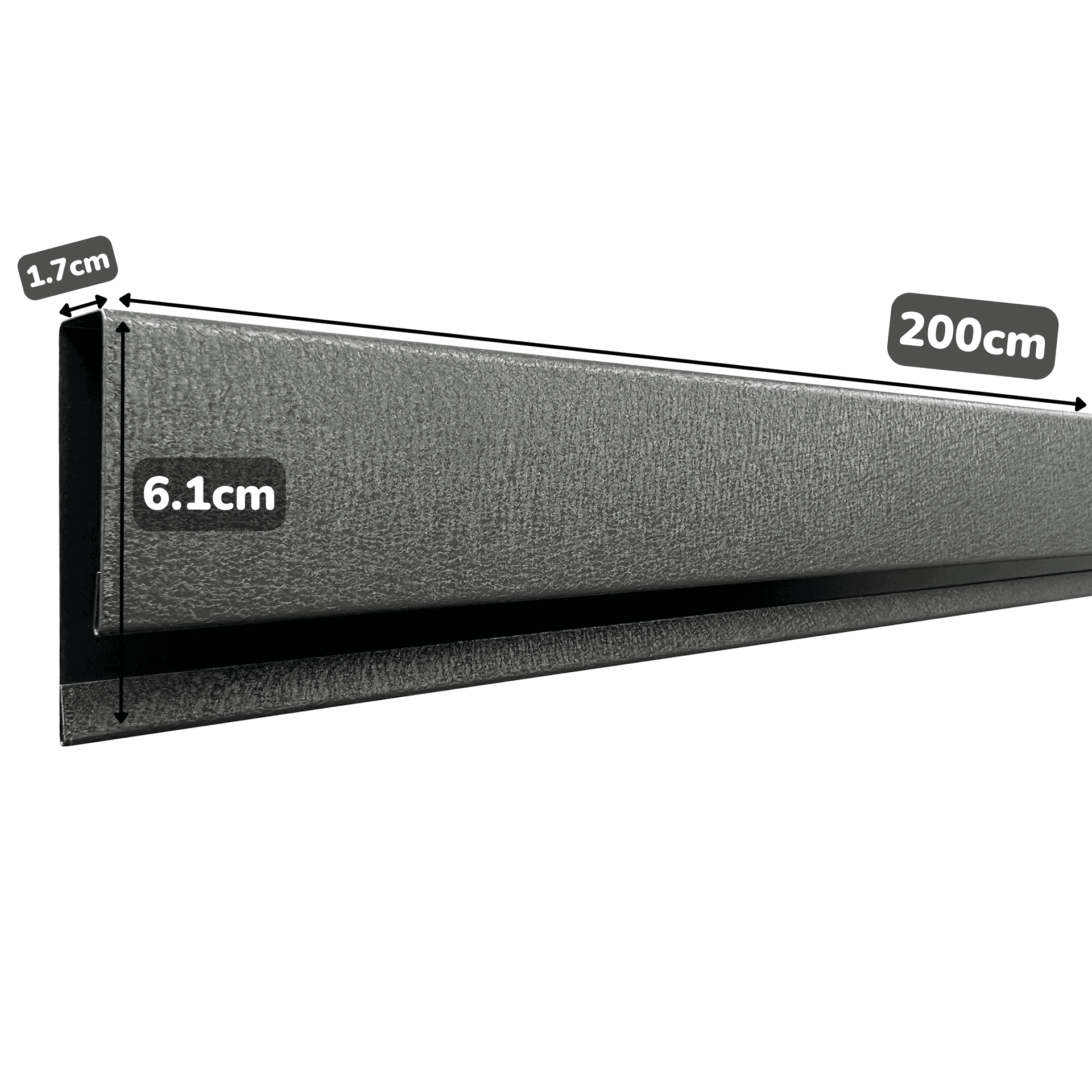 Profil lateral de mascare J, TPS, Mat, 0,45 mm — imagine 2