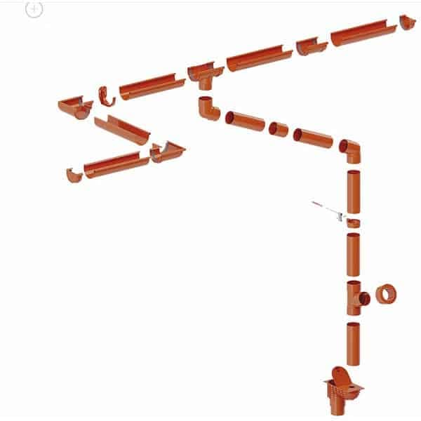 Coltar interior 90º PVC 75 KROP BlachoTrapez — imagine 2