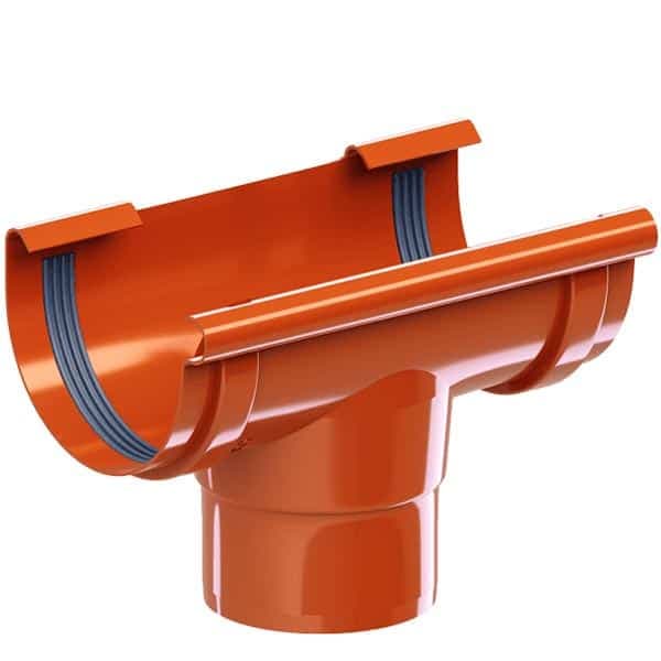 Racord Jgheab-Burlan 75/63 PVC KROP BlachoTrapez — imagine 1