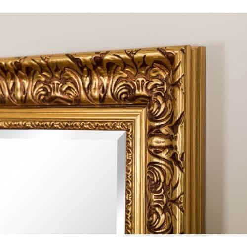 Rama decor aurie cu model floral DL 9351 — imagine 3