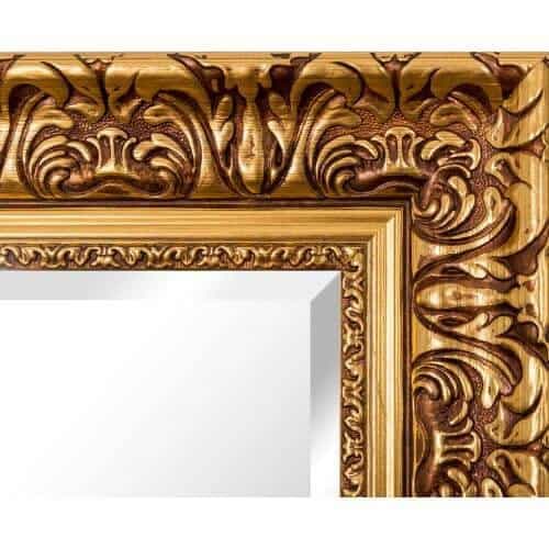 Rama decor aurie cu model floral DL 9351