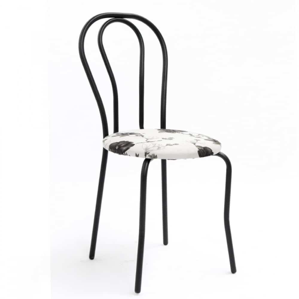 Scaun Tulipan – negru — imagine 3