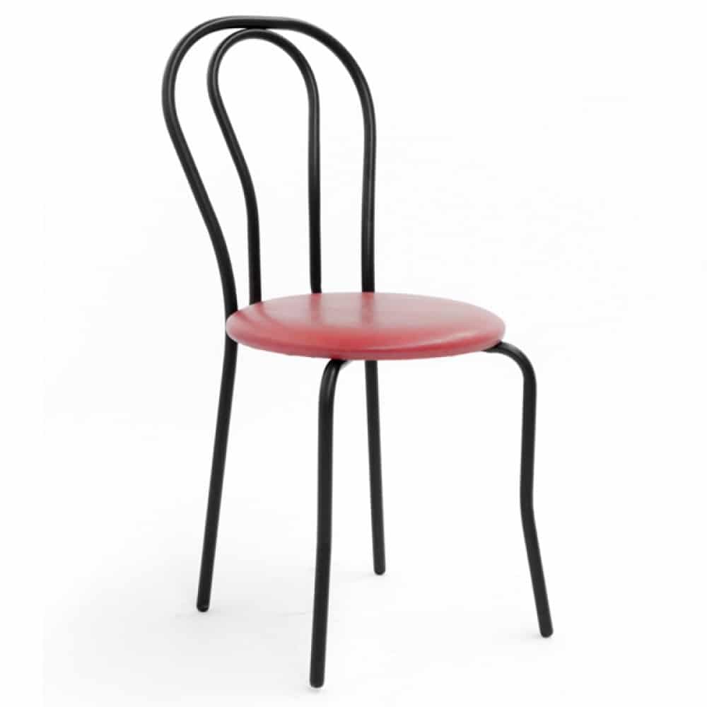 Scaun Tulipan – negru — imagine 4