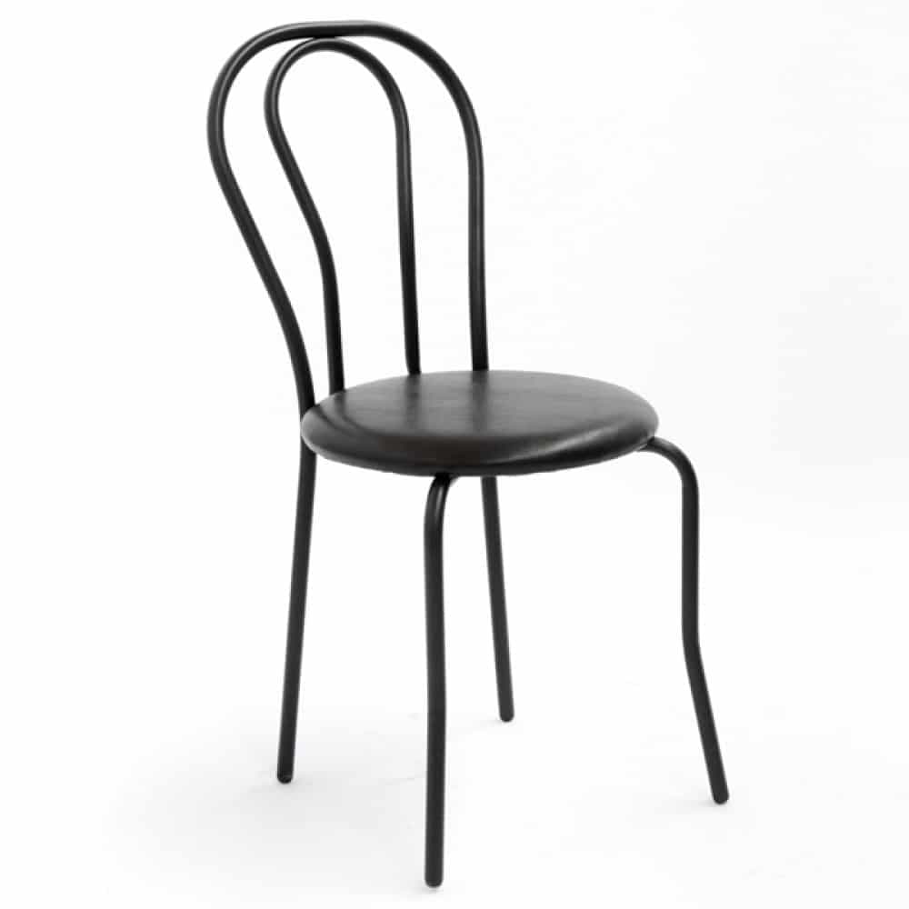 Scaun Tulipan – negru