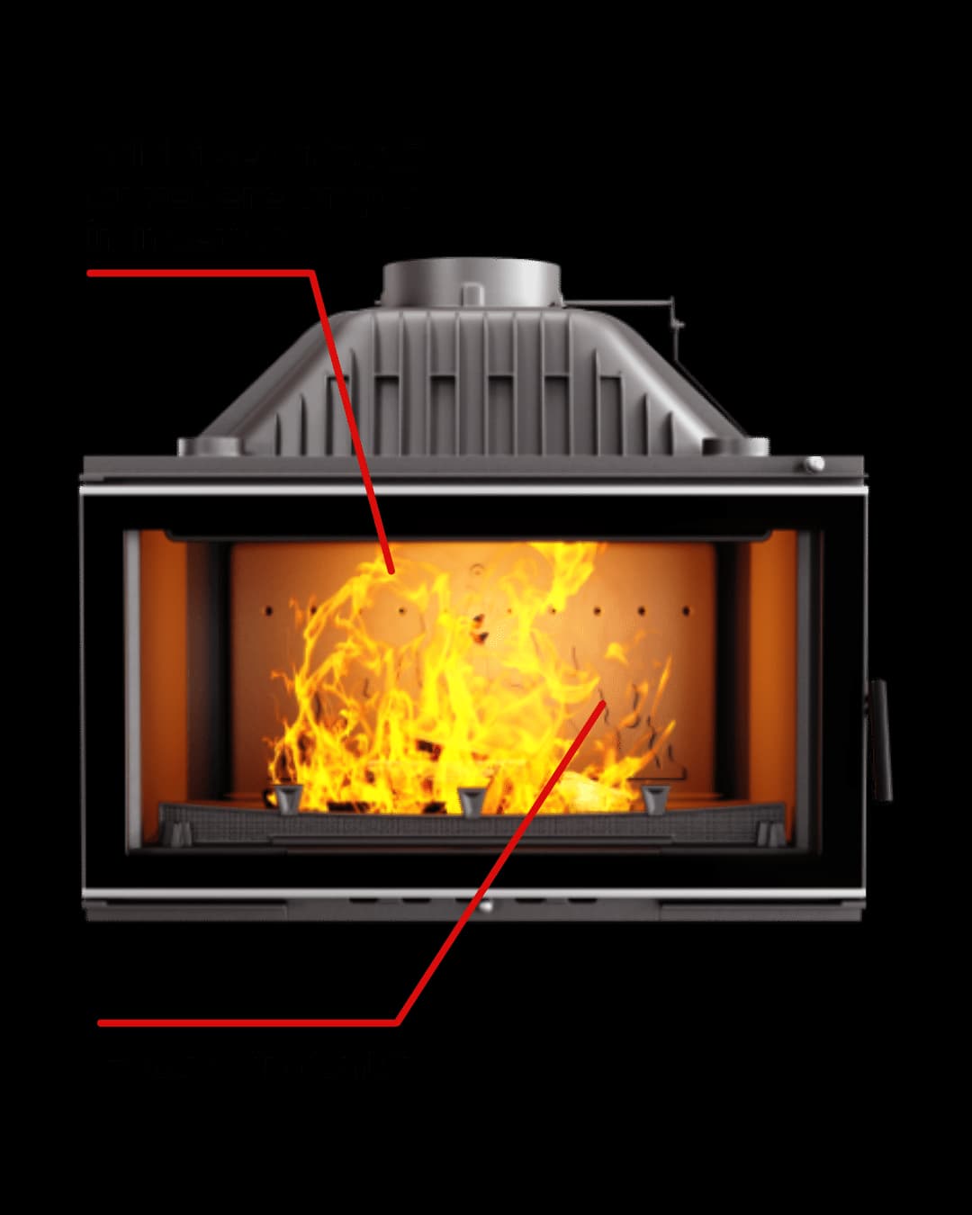 Șemineu Kawmet W16 ECO 13,5 kW Kaminhorn — imagine 3