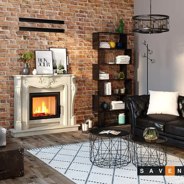 Șemineu SAVEN Energy 60×50 ECO 14,5 kW Kaminhorn — imagine 3