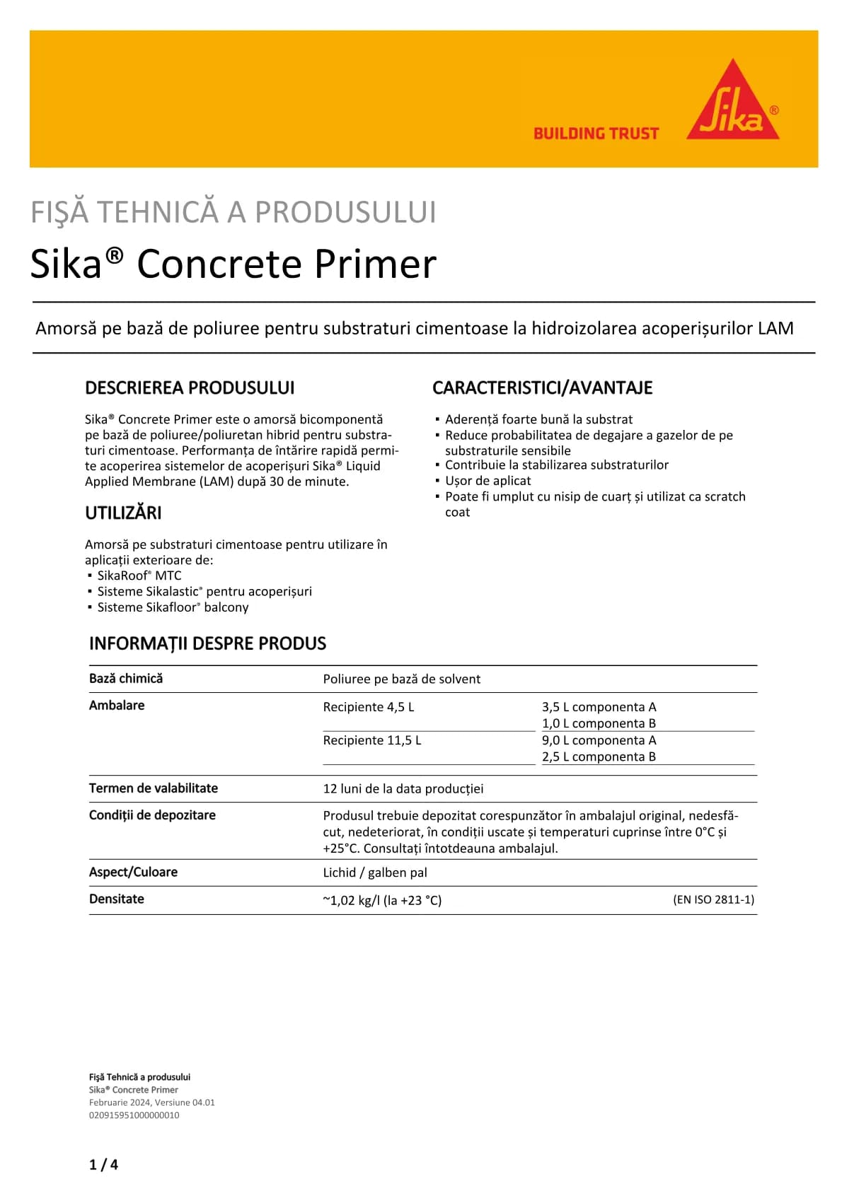 Sika® Concrete Primer