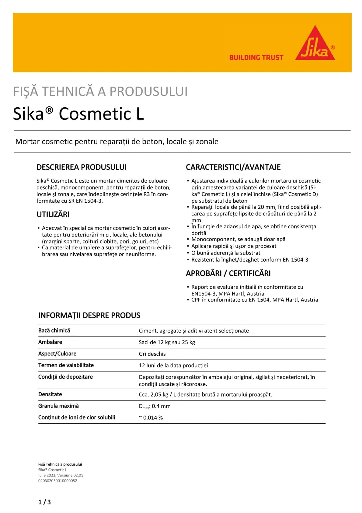 Sika® Cosmetic L