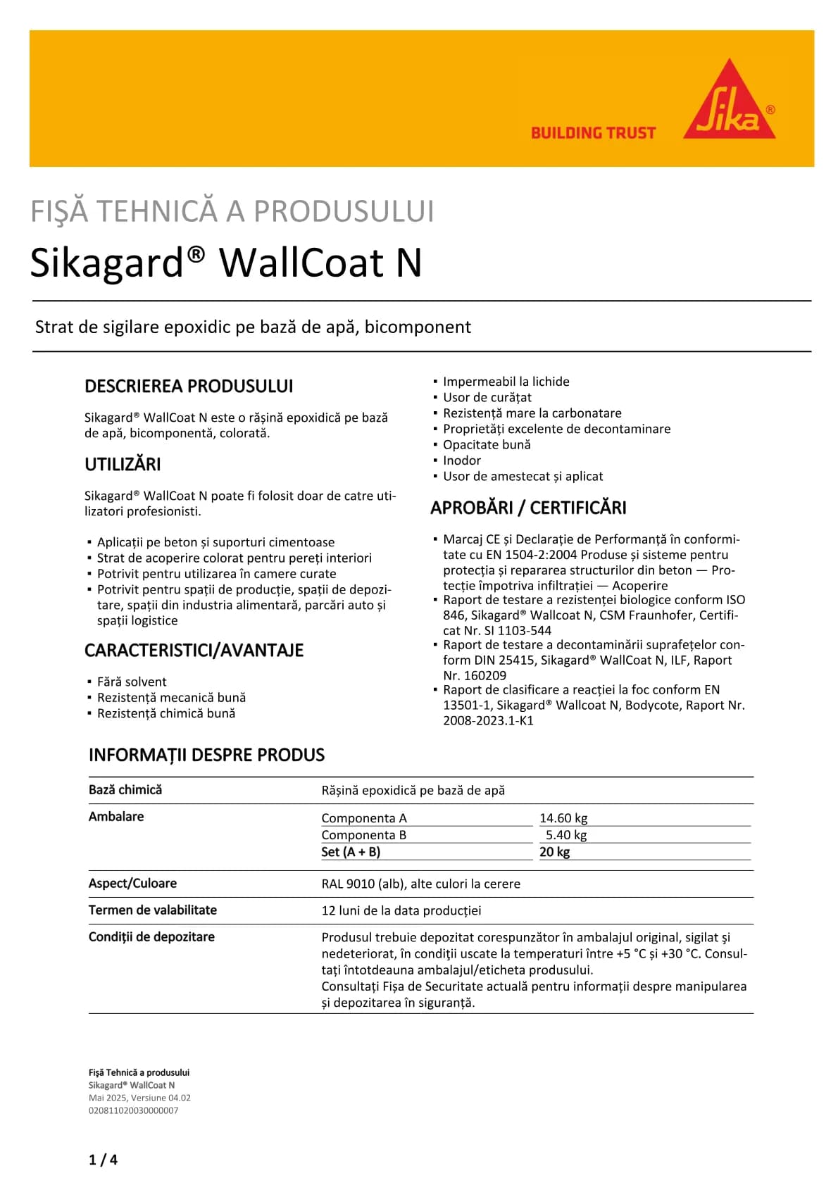 Sikagard® WallCoat N