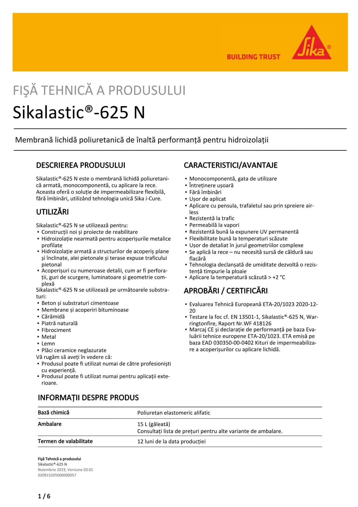 Sikalastic®-625 N