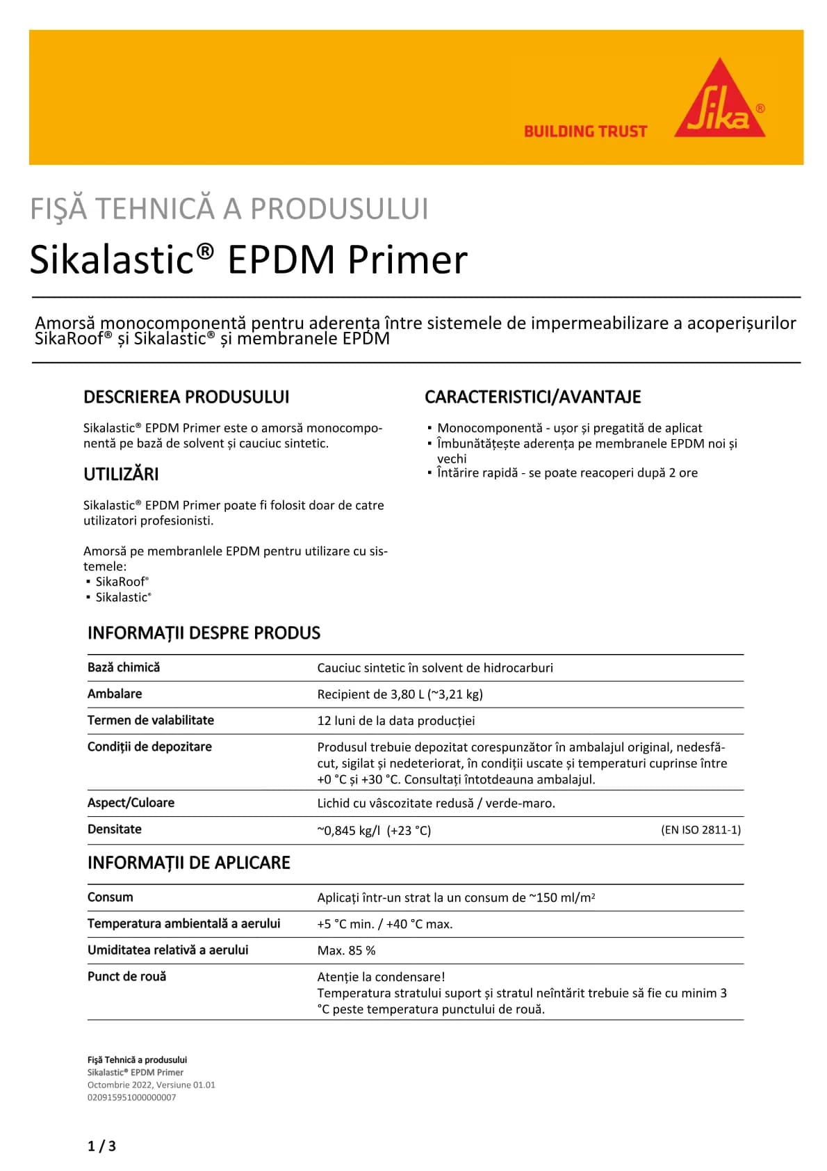 Sikalastic® EPDM Primer