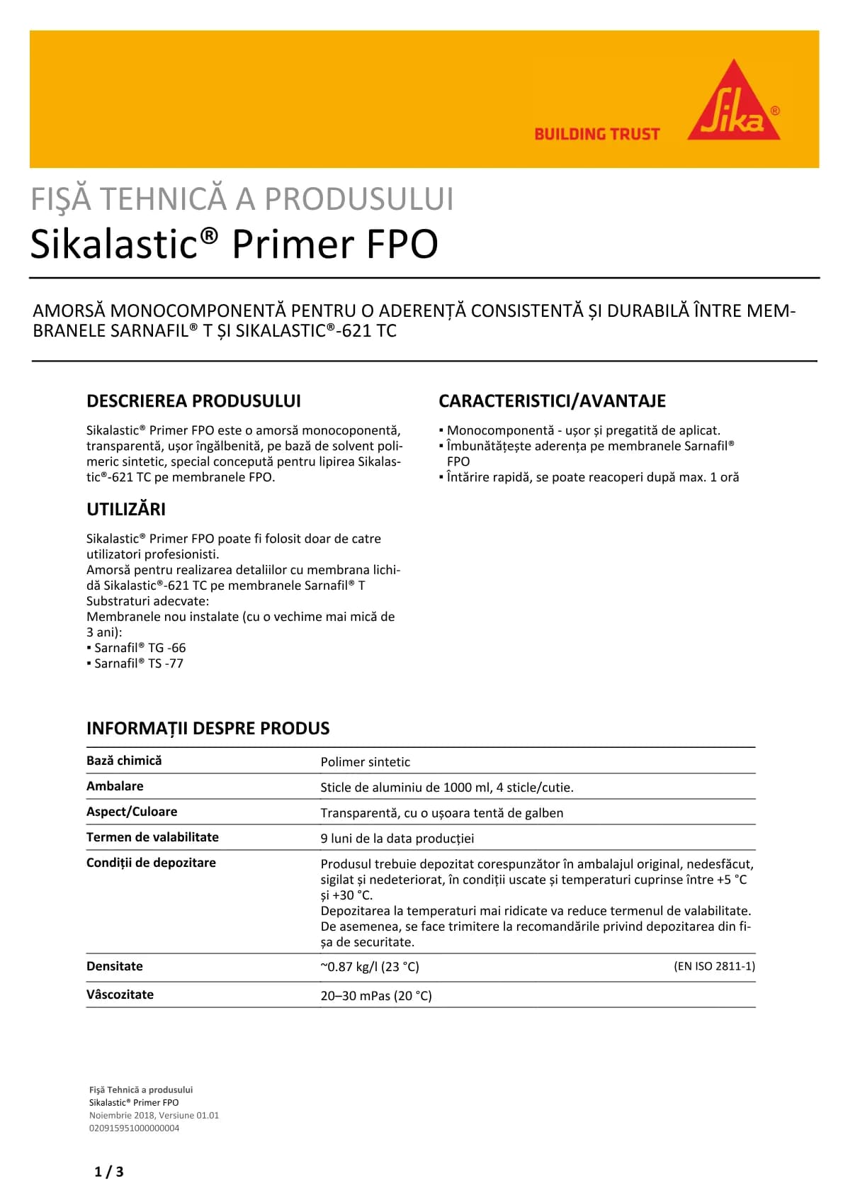 Sikalastic® Primer FPO