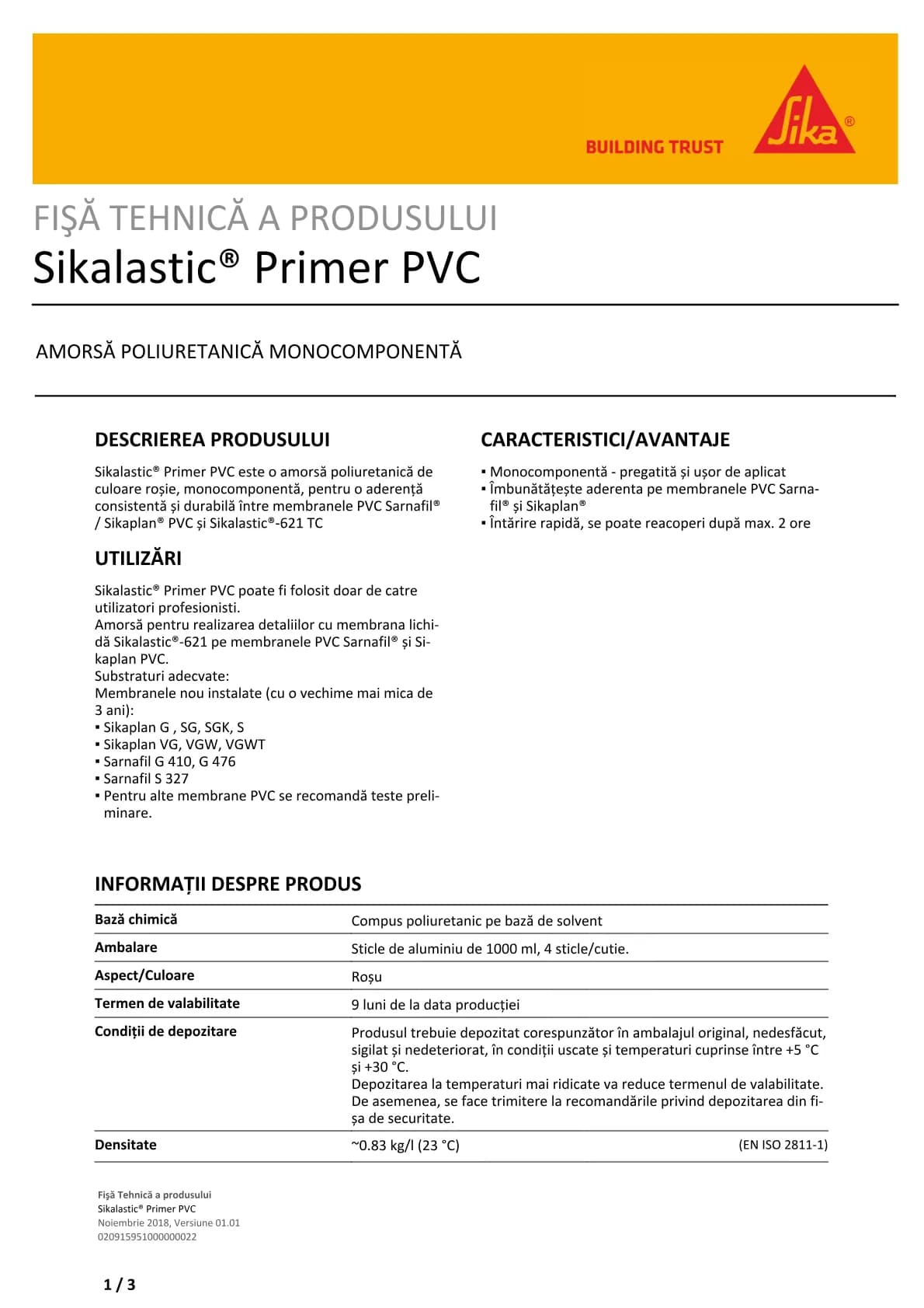 Sikalastic® Primer PVC