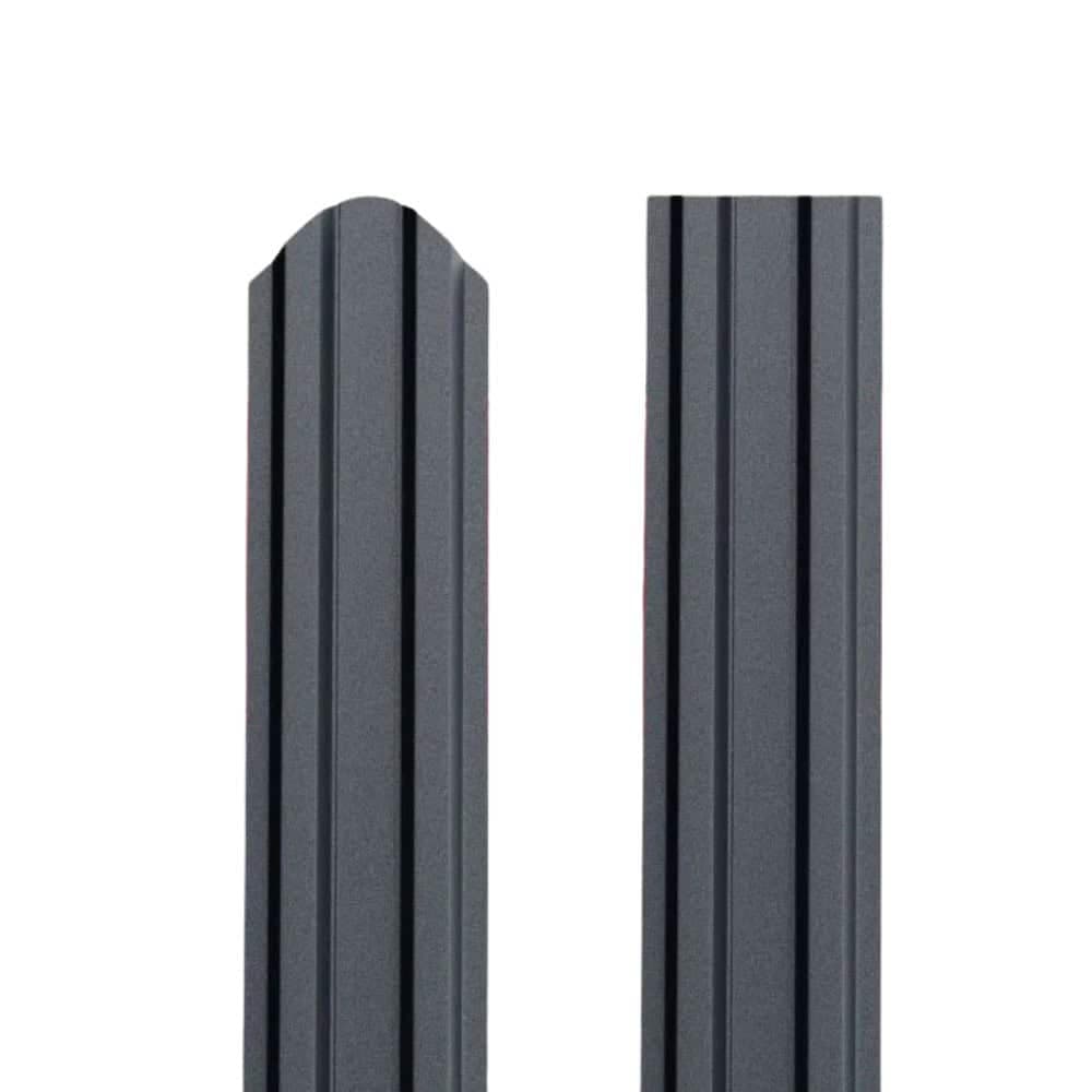 Sipca metalica Bilka Oslo, profil rotund/ drept, lucios 0.45 mm — imagine 2