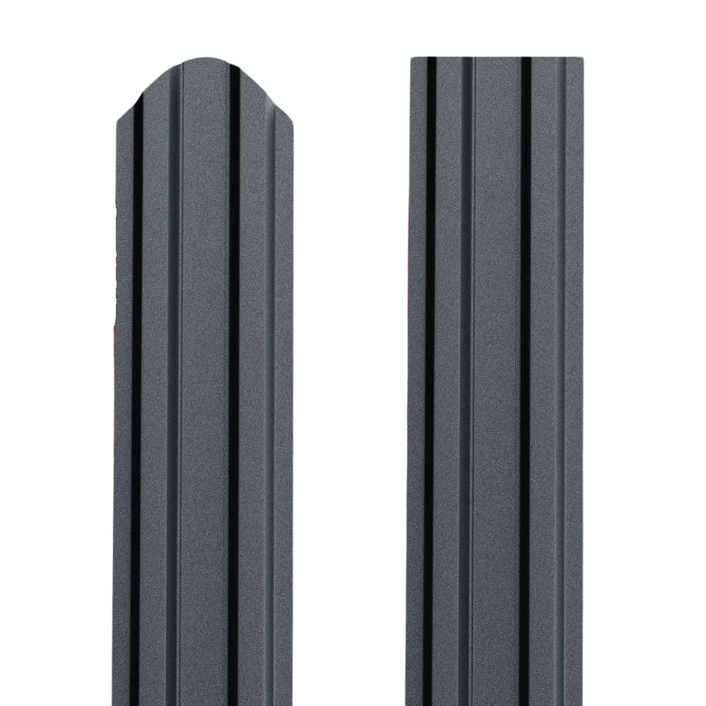 Sipca metalica Bilka Oslo, profil rotund/ drept, mat, 0.4 mm — imagine 2