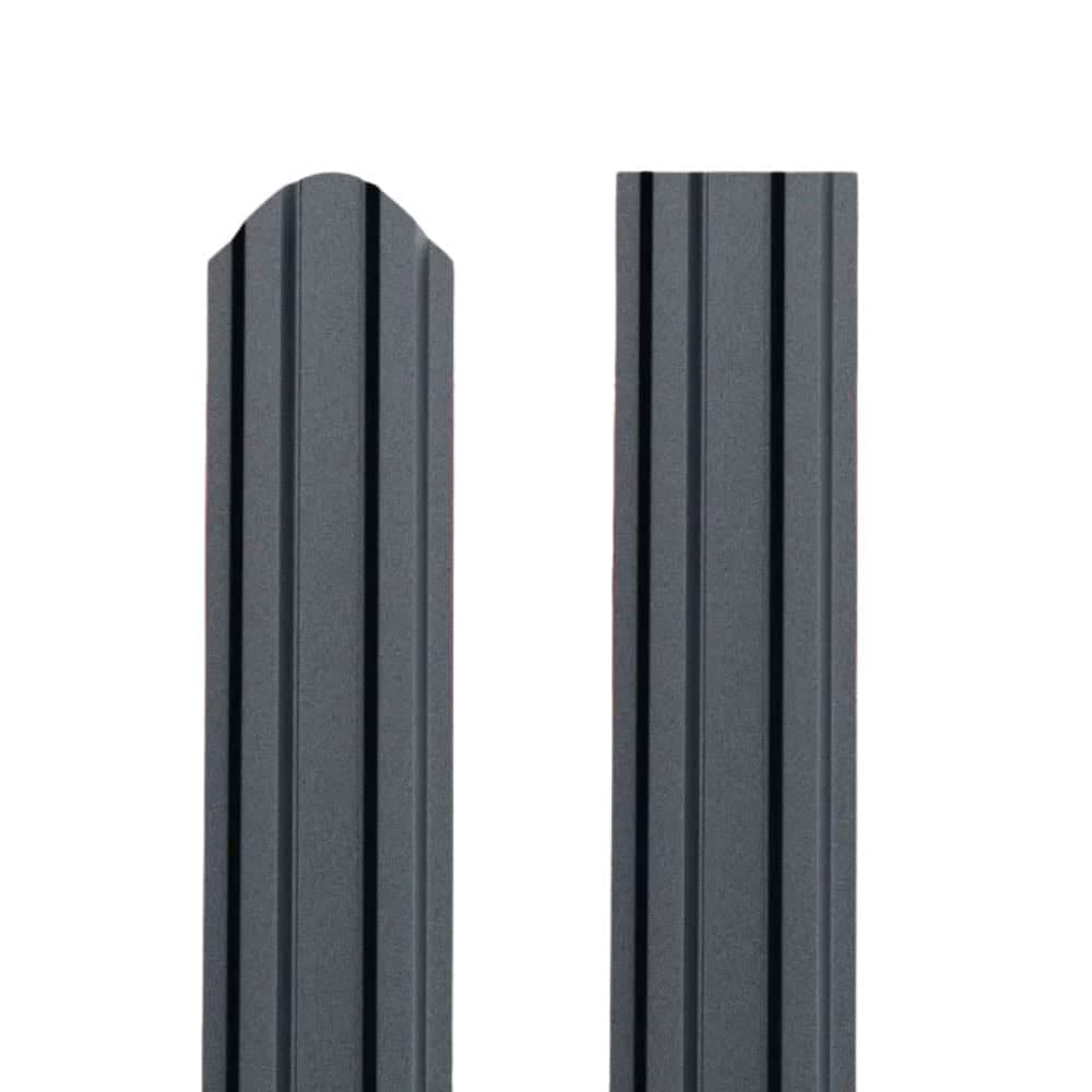 Sipca metalica Bilka Oslo, profil rotund/ drept, mat, 0.45 mm — imagine 2