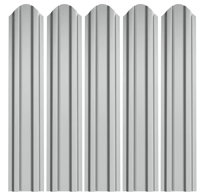 Sipca metalica Bilka Oslo, capat rotund/ drept, zincat, 0.45 mm — imagine 2