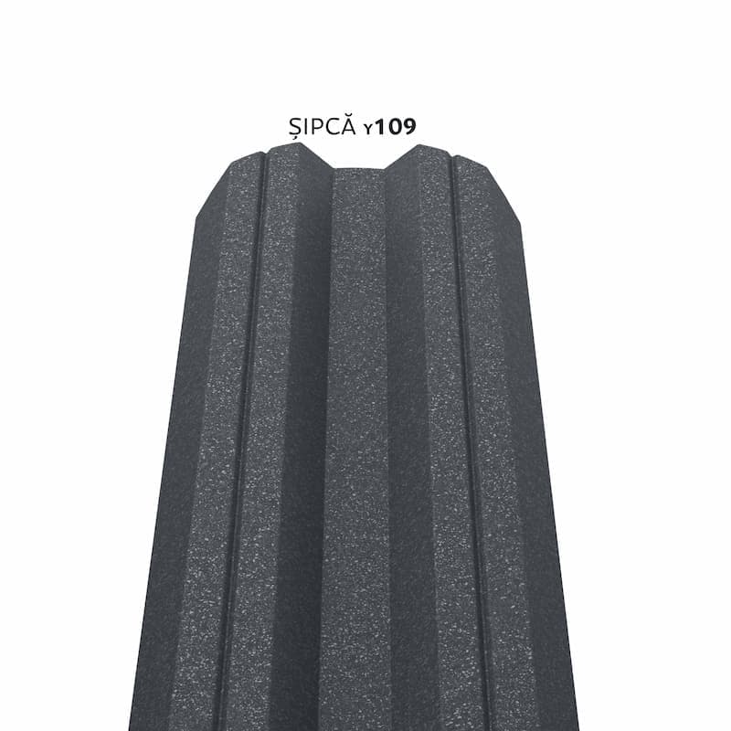 Sipca Metalica Caretta Y109 Mat, 0,45 mm, capat semirotund — imagine 4
