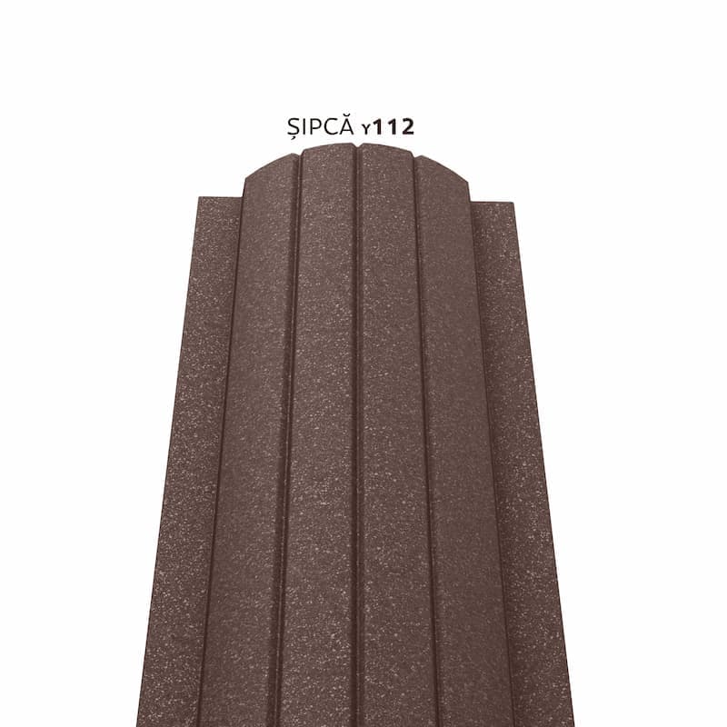 Sipca Metalica Caretta Y112 Mat, 0,4 mm, capat drept — imagine 4