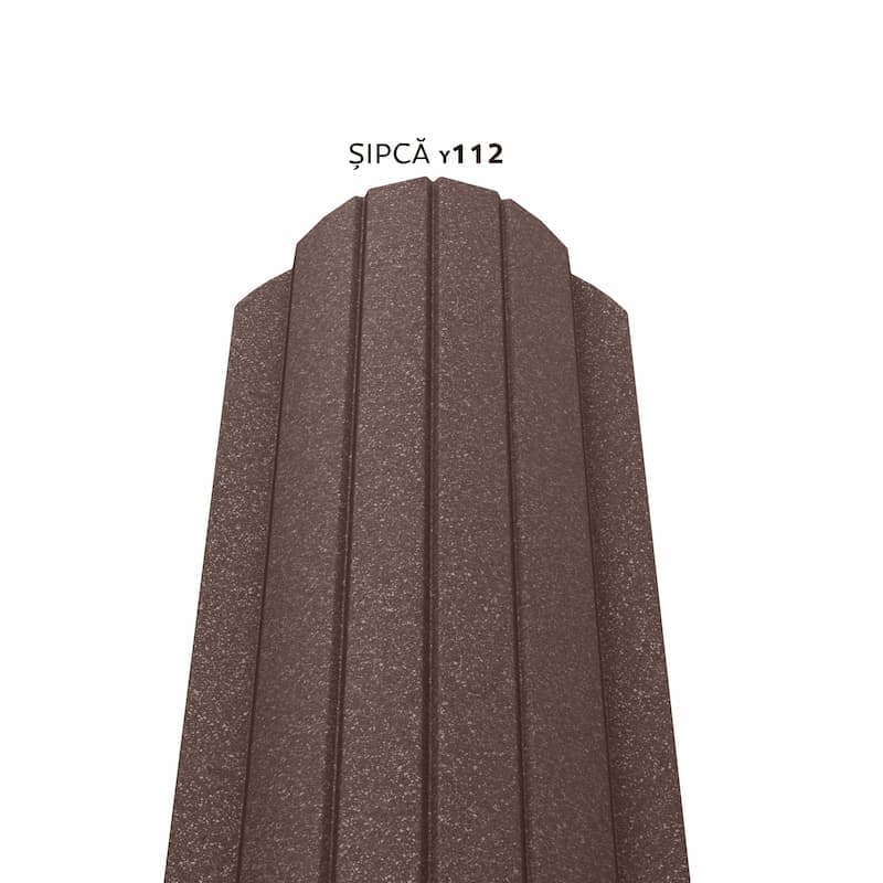 Sipca Metalica Caretta Y112 Mat, 0,45 mm, capat semirotund — imagine 4