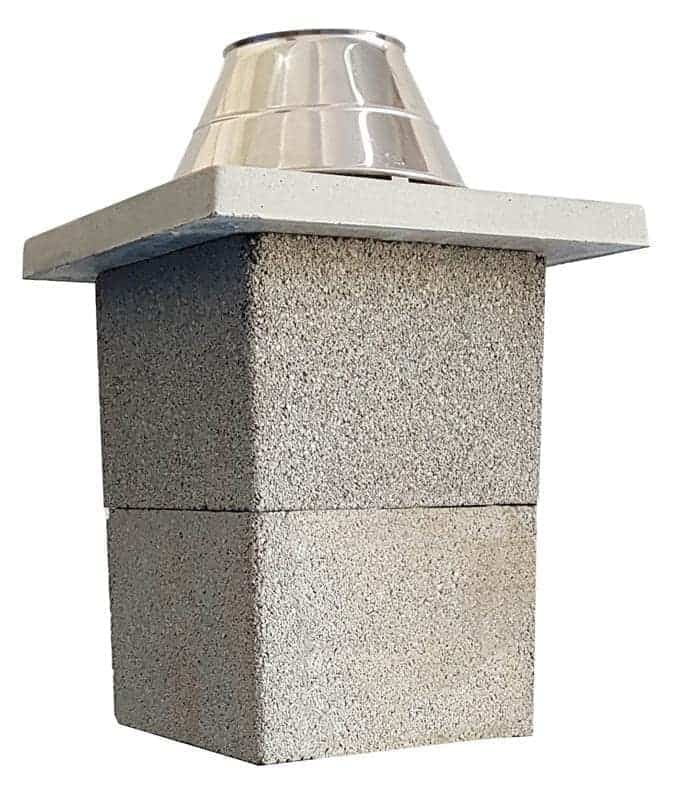 Sistem cos de fum EchoHorn 6m 200mm 90° — imagine 2