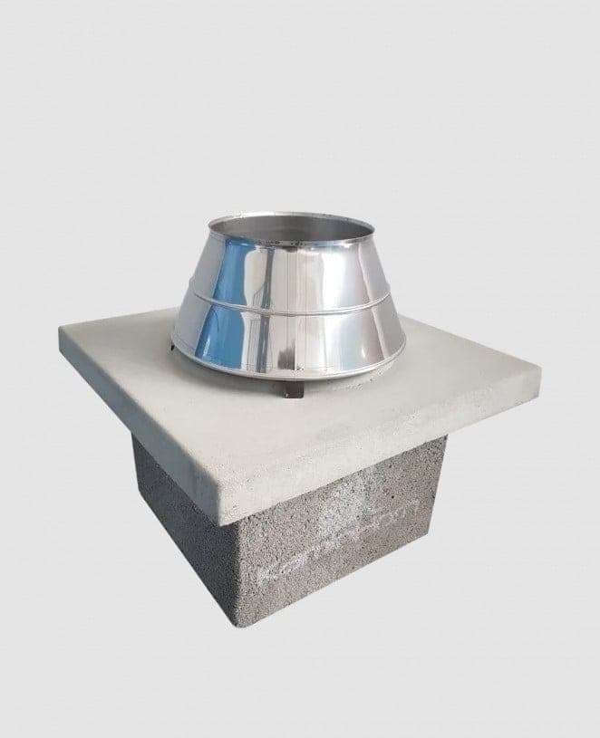 Sistem cos de fum EcoHorn 10m 250mm 45° — imagine 4
