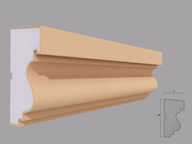 SOLBANC DECORATIV EXTERIOR FP209 DIMENSIUNE 150X78MM