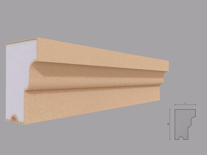 SOLBANC DECORATIV EXTERIOR FPDE211 DIMENSIUNE 110X75MM