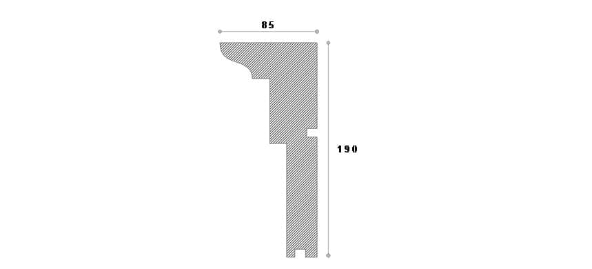 Solbanc decorativ fereastra #REZISTENT Ads103 190X85X2000 — imagine 2