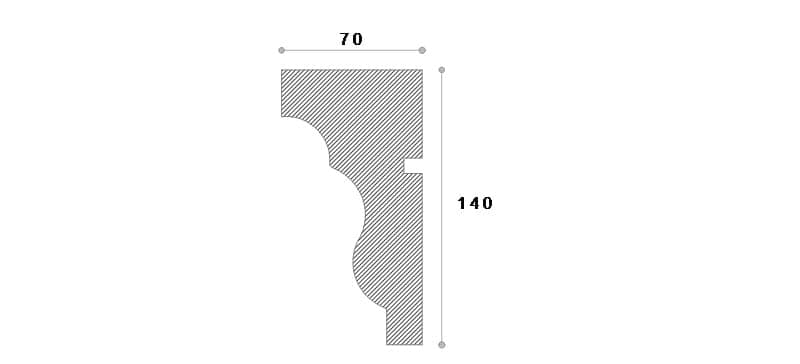 Solbanc decorativ fereastra #REZISTENT Ads116 140X70X2000 — imagine 2