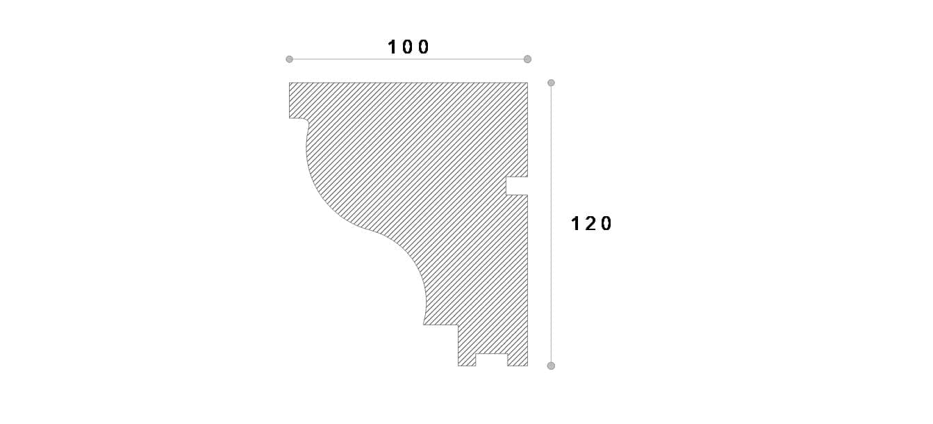 Solbanc decorativ fereastra #REZISTENT Ads119 120X100X2000 — imagine 2