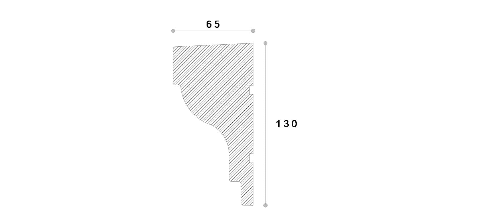 Solbanc decorativ fereastra #REZISTENT Ads124 130X65X2000 — imagine 2