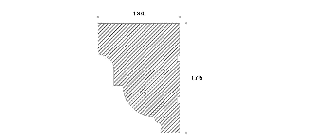 Solbanc decorativ fereastra #REZISTENT Ads132 175X130X2000 — imagine 2