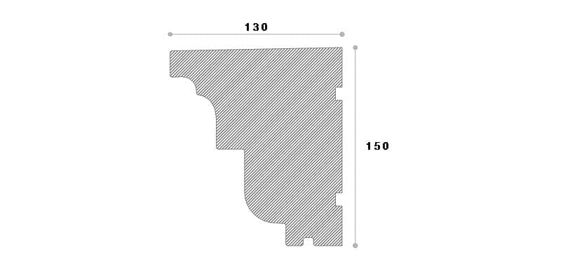 Solbanc decorativ fereastra #REZISTENT Ads136 150X130X2000 — imagine 2