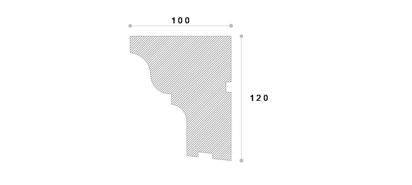 Solbanc decorativ fereastra #REZISTENT Ads148 120X100X2000 — imagine 2