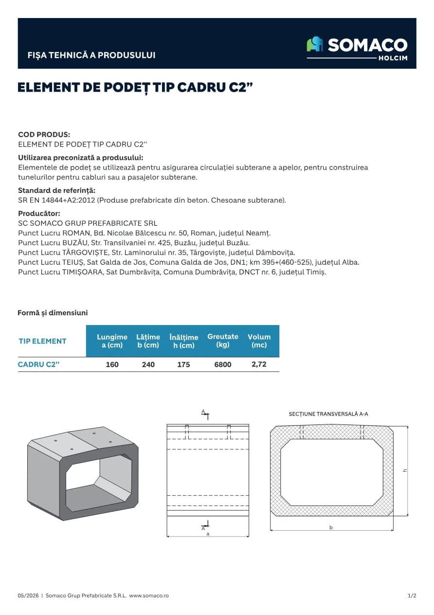 Somaco C2-secund