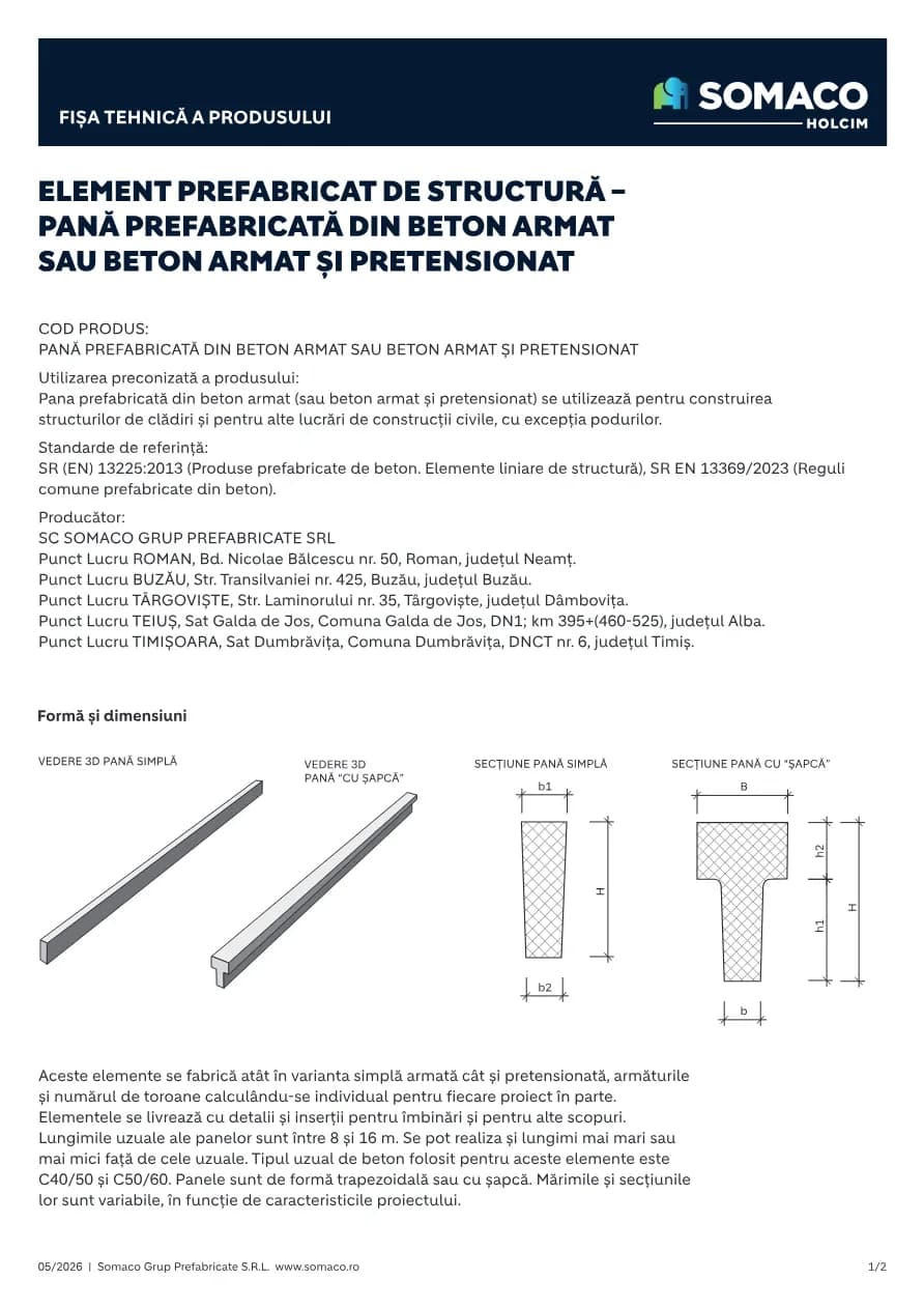 Somaco Structuri Pana