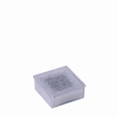 Spot solar mare alb 20x20x4,7cm — imagine 1