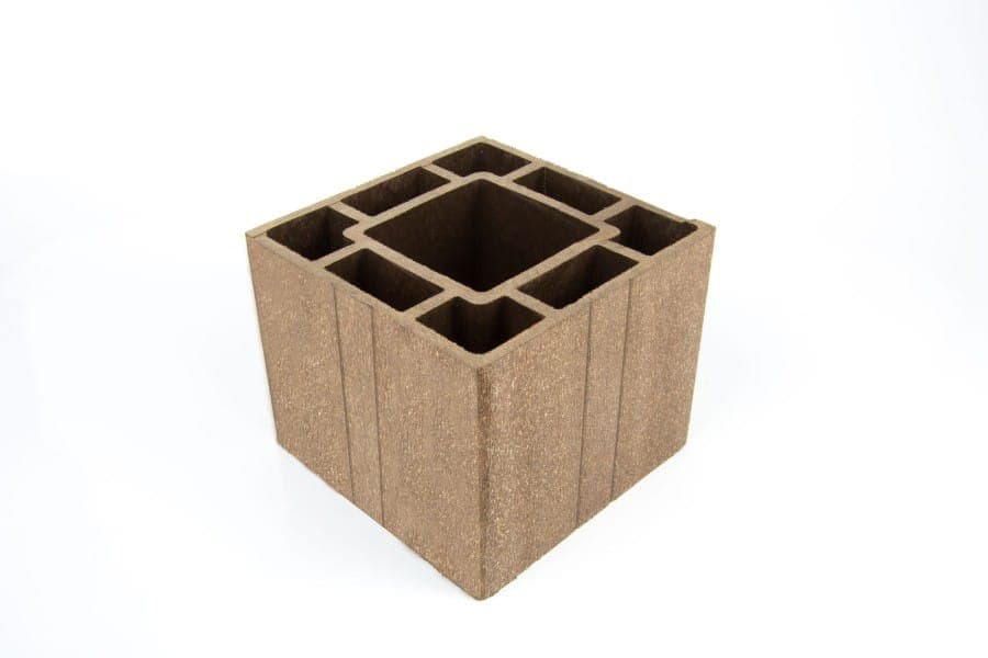 Stalp WPC (lemn compozit) Bencomp – P120x120 — imagine 2