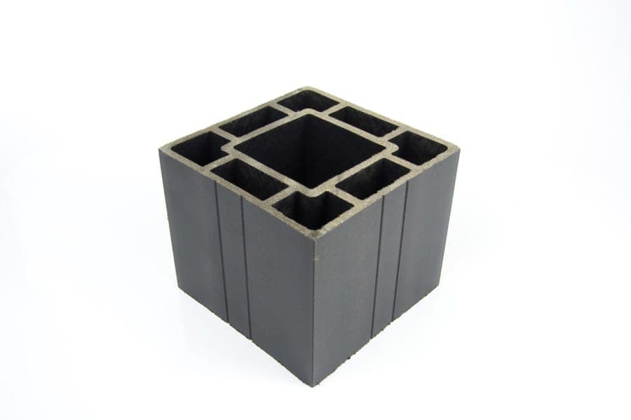 Stalp WPC (lemn compozit) Bencomp – P120x120 — imagine 3