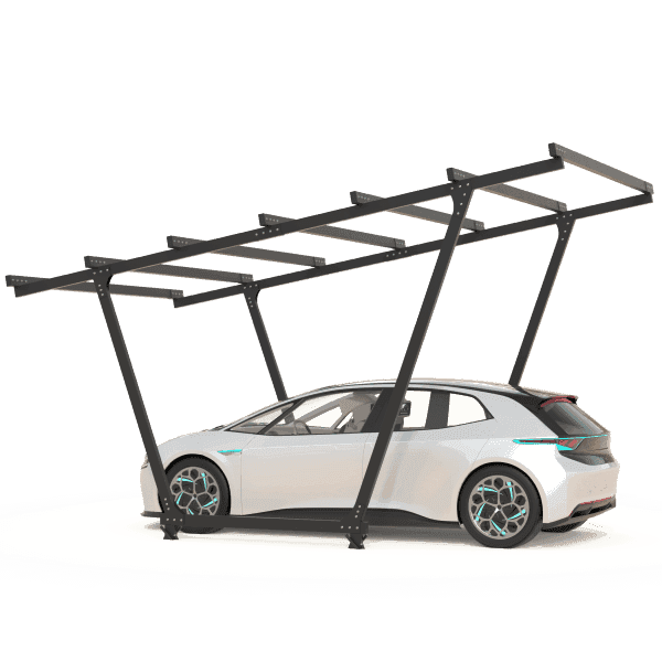 Structura carport MODEL02, 1 loc — imagine 2