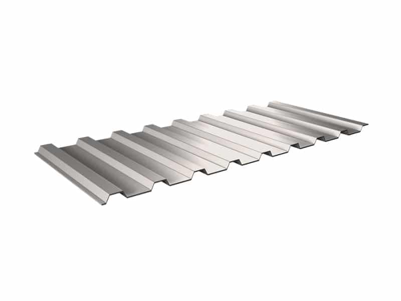 Tabla cutata zincata T18, grosime 0,4 mm, Bilka — imagine 1