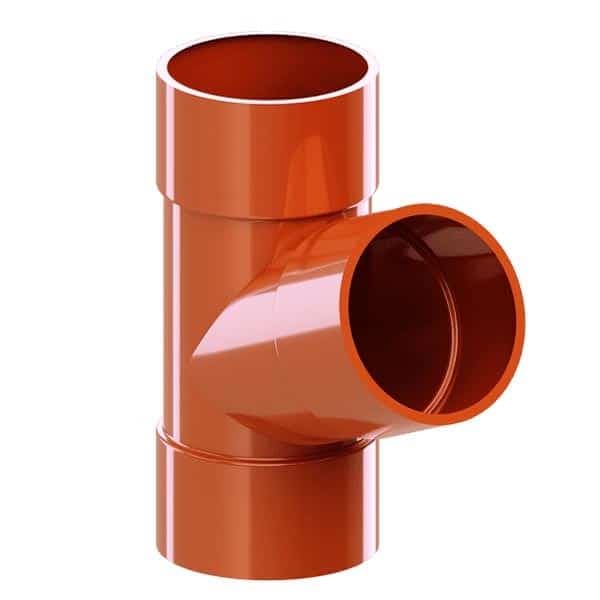 Teu Racord Y PVC de 90 KROP BlachoTrapez — imagine 1